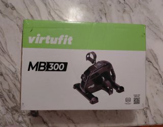Mini Bicicleta Estática/Pedaleador en negro
