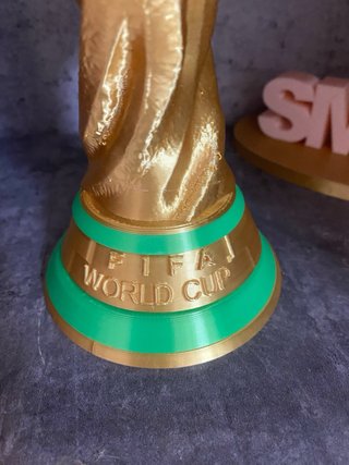Réplica Copa del Mundo Impresión 3D