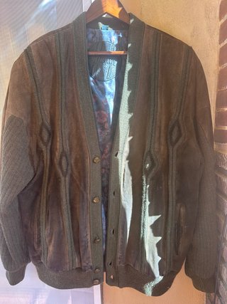 Chaqueta de Cuero Dustin Talla 54 estilo vintage
