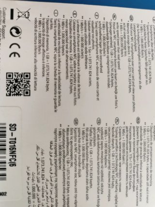 Tarjeta TOSHIBA SDHC UHS-I NFC CL10