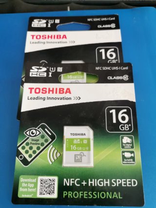 Tarjeta TOSHIBA SDHC UHS-I NFC CL10
