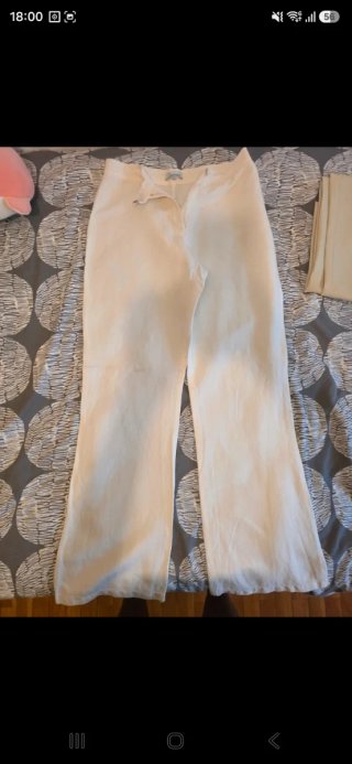 Pantalón Ancho Blanco