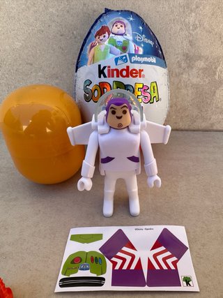 Figura Playmobil Buzz Lightyear Kinder Sorpresa