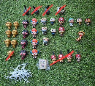 Mini Funkos One Piece Kinder Colección