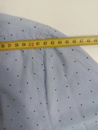 Camisa Tommy Hilfiger Manga Larga Lunares M