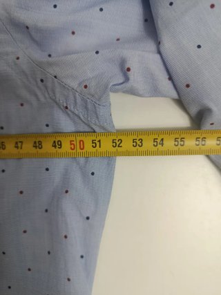 Camisa Tommy Hilfiger Manga Larga Lunares M