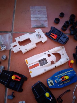 Lote de piezas para coches Scalextric