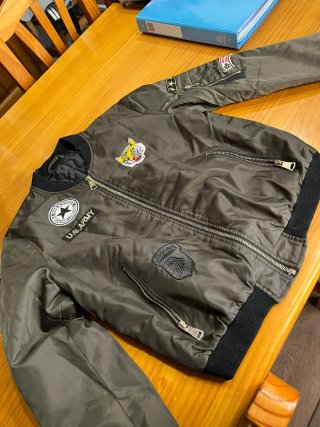 Chaqueta Bomber Estilo Militar