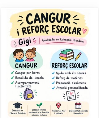 Profesora de repaso + canguro
