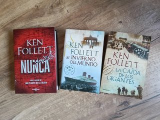 Ken Follet 3 por 10€. Nunca, La caída de los gigan