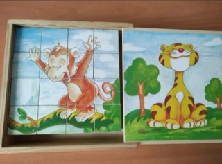 Puzzle Infantil de Madera con Animales