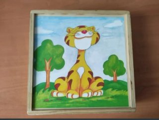 Puzzle Infantil de Madera con Animales