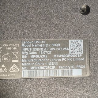 Portátil Lenovo B50-10 15.6"