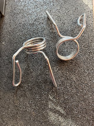 Cierres metálicos para barra de pesas Marca Maniak