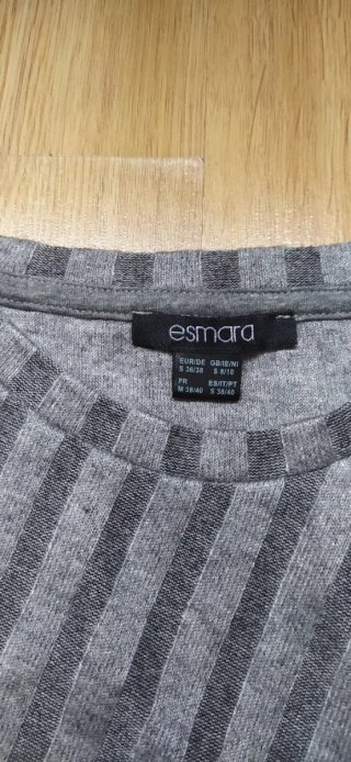 Vestido de punto gris