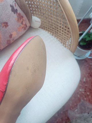 Zapatos de Baile Vintage Soa Rojos