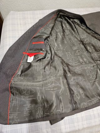 Americana Lino Clemente  Ojo Perdiz Gris T.50