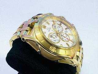 Reloj Jaguar Dorado Cronógrafo