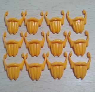 Playmobil Lote de 12 Barbas Rubias