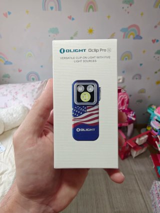 Linterna Olight Oclip Pro S Stars & Stripes Editio