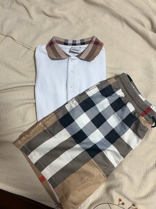 Set Polo y Pantalón Corto Burberry