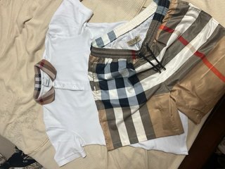 Set Polo y Pantalón Corto Burberry