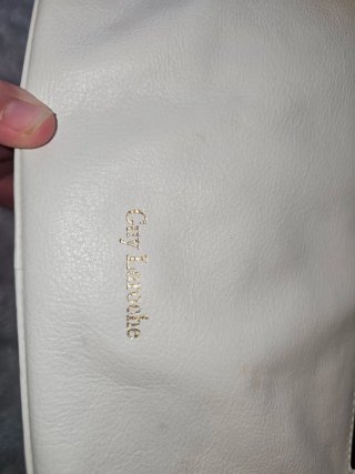 Bolso de mano Guy Laroche blanco