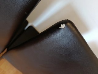 Juego de 4 sillas comedor marrón oscuro