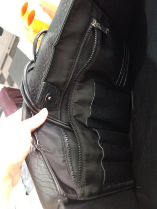 Bolso Parfois Negro + Monedero Pelo
