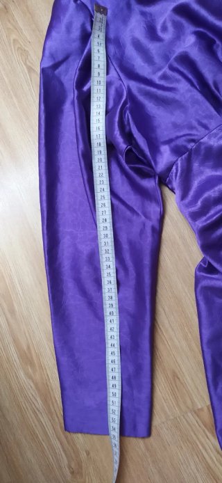 Vestido morado drapeado