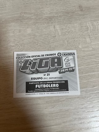 Cromos R.C. Deportivo 2014/2015 (Plantilla y Escud