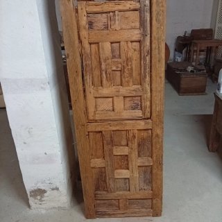Antigua puerta madera con ventana alacena 172x55
