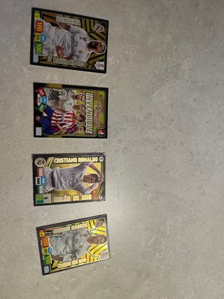 4 Cromos Fútbol Temporada 15/16-19/20