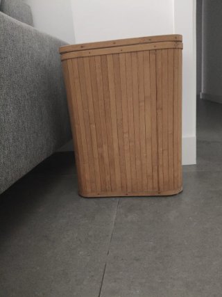 Baúl de imitación bambú para almacenaje 36x26x46