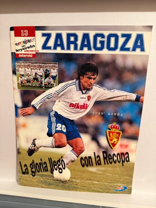 Real Zaragoza Equipos de Leyenda no13 Interviú