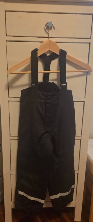 Pantalón de nieve para niño negro