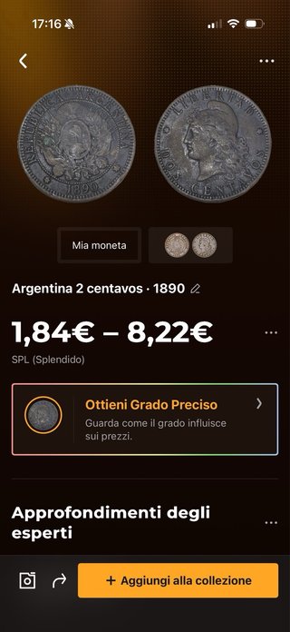Moneda Argentina 2 Centavos 1890