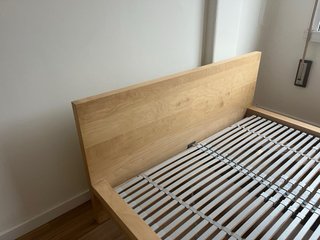 Cama IKEA MALM de Madera con Somier