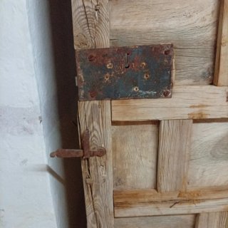 Puerta Antigua de Madera Castellana 185x81cm
