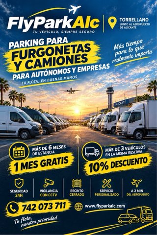 Parking para furgonetas y camiones , autonomos SL