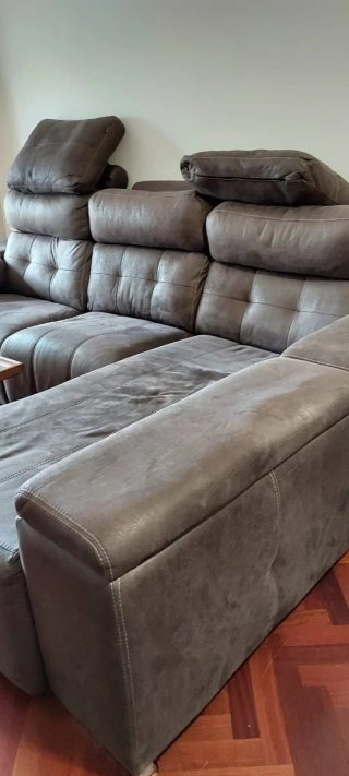 URGE!!! Sofá Chaiselongue Marrón