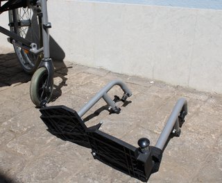 Silla de ruedas manual plegable