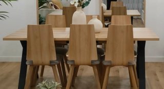Conjunto de Mesa y 6 Sillas