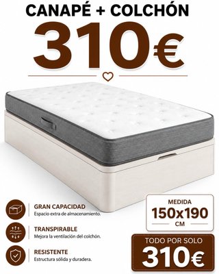 Canapé + Colchón 90x190 calle Liszt 59 Santa Colom