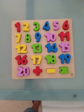 Puzzle de Madera Números Hape