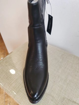 Botas cowboy negras Qian Bai Hui