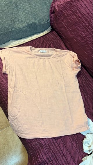 Camiseta corta rosa