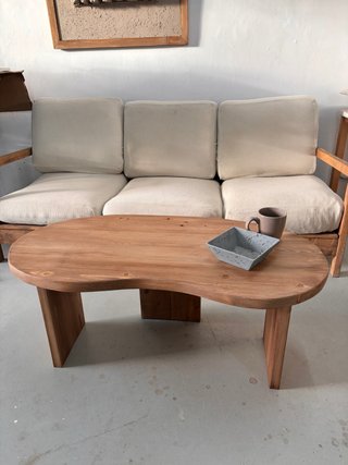 Mesa de centro de madera a medida