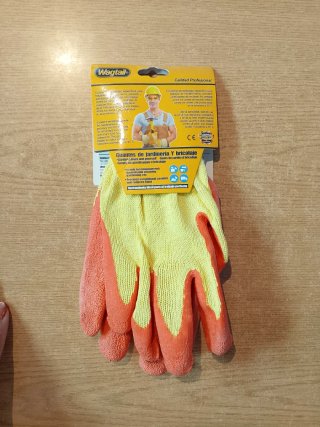 Guantes Wagtail Jardinería Naranja y Amarillo