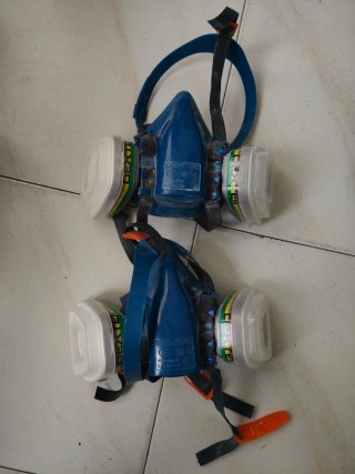 Combo aspiradora, lijadora y mascarillas